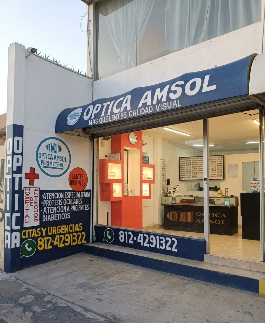 Fachada Óptica AMSOL Perimetral